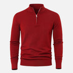 Old Fortune | Męska Kardigan Dzianinowy Half-Zip
