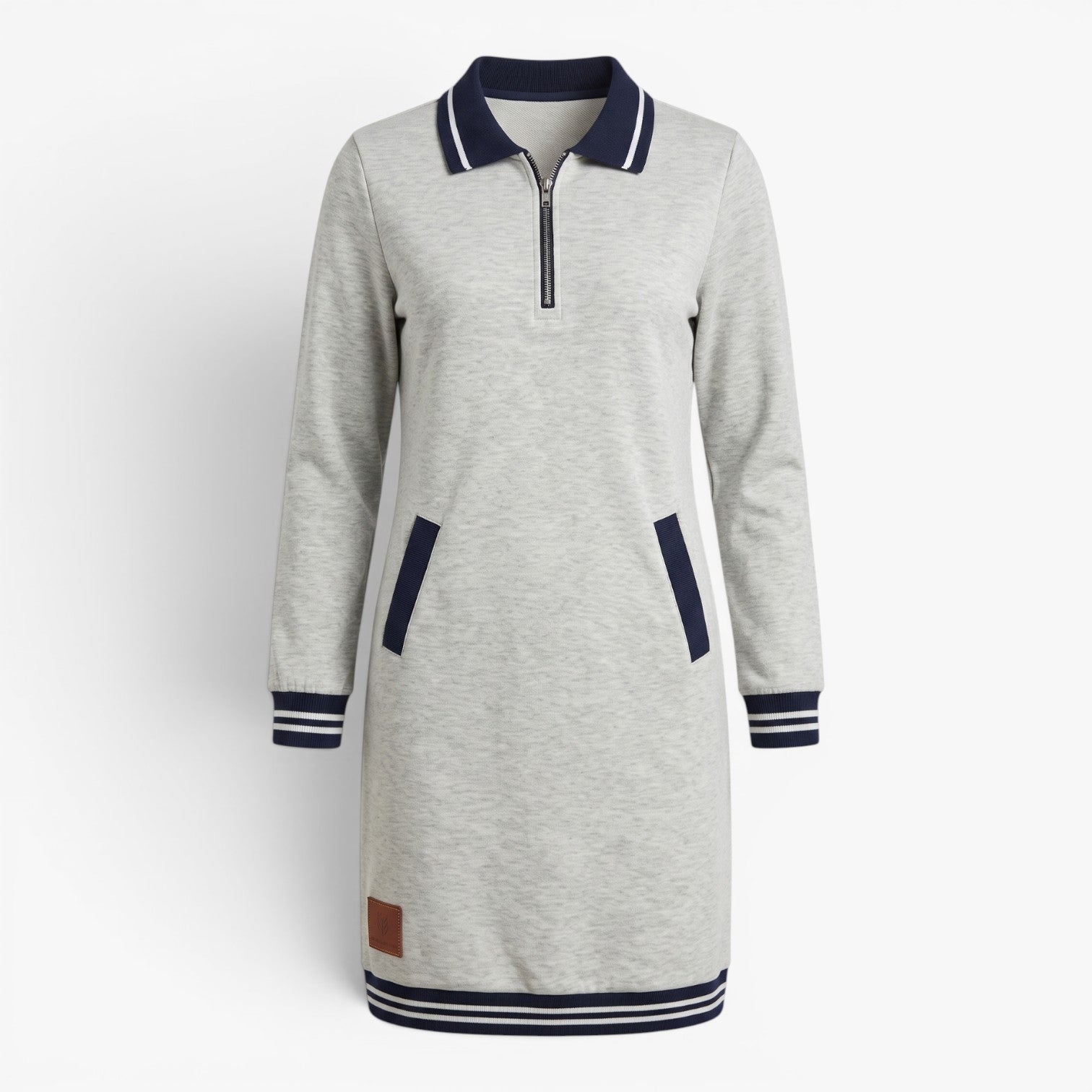 Old Fortune | Dames Casual Sportjurk met Kraag en Rits