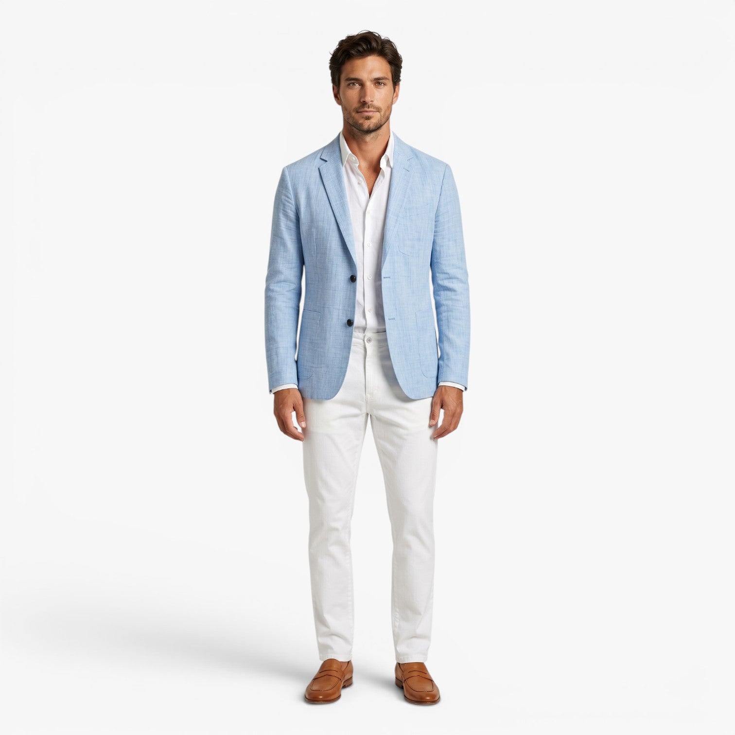 Old Fortune | Men's Summer Blazer with a Blend of Linen