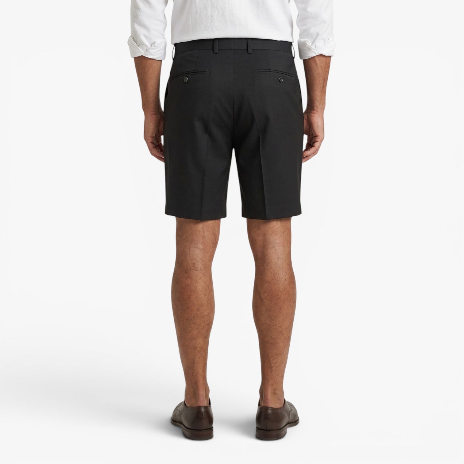 Old Fortune | Heren Executive Shorts met Plooien