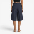 Old Fortune | Damen Culotte-Shorts mit breitem Bein und Streifenmuster