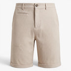 Old Fortune | Heren Textuur Chino Shorts Riviera