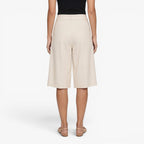 Old Fortune | Women's Elegant Bermuda Shorts with Pleats