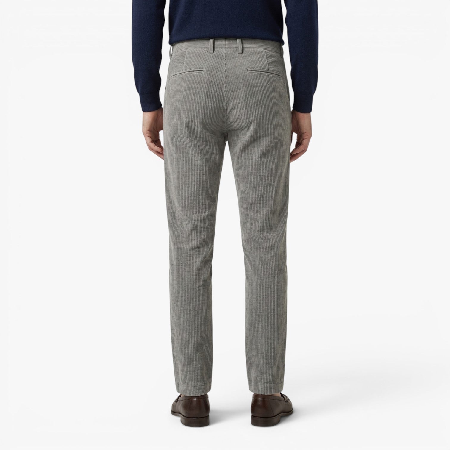 Old Fortune | Men's Slim Fit Corduroy Chino Pants