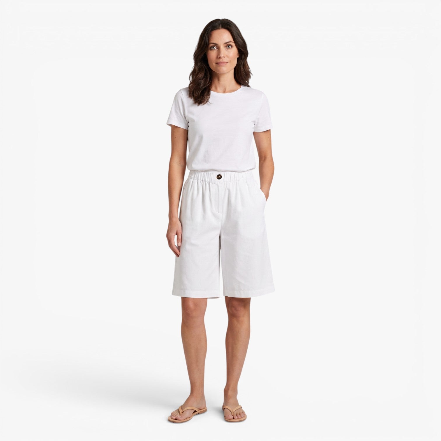Old Fortune | Dames Losse Shorts met Elastische Tailleband