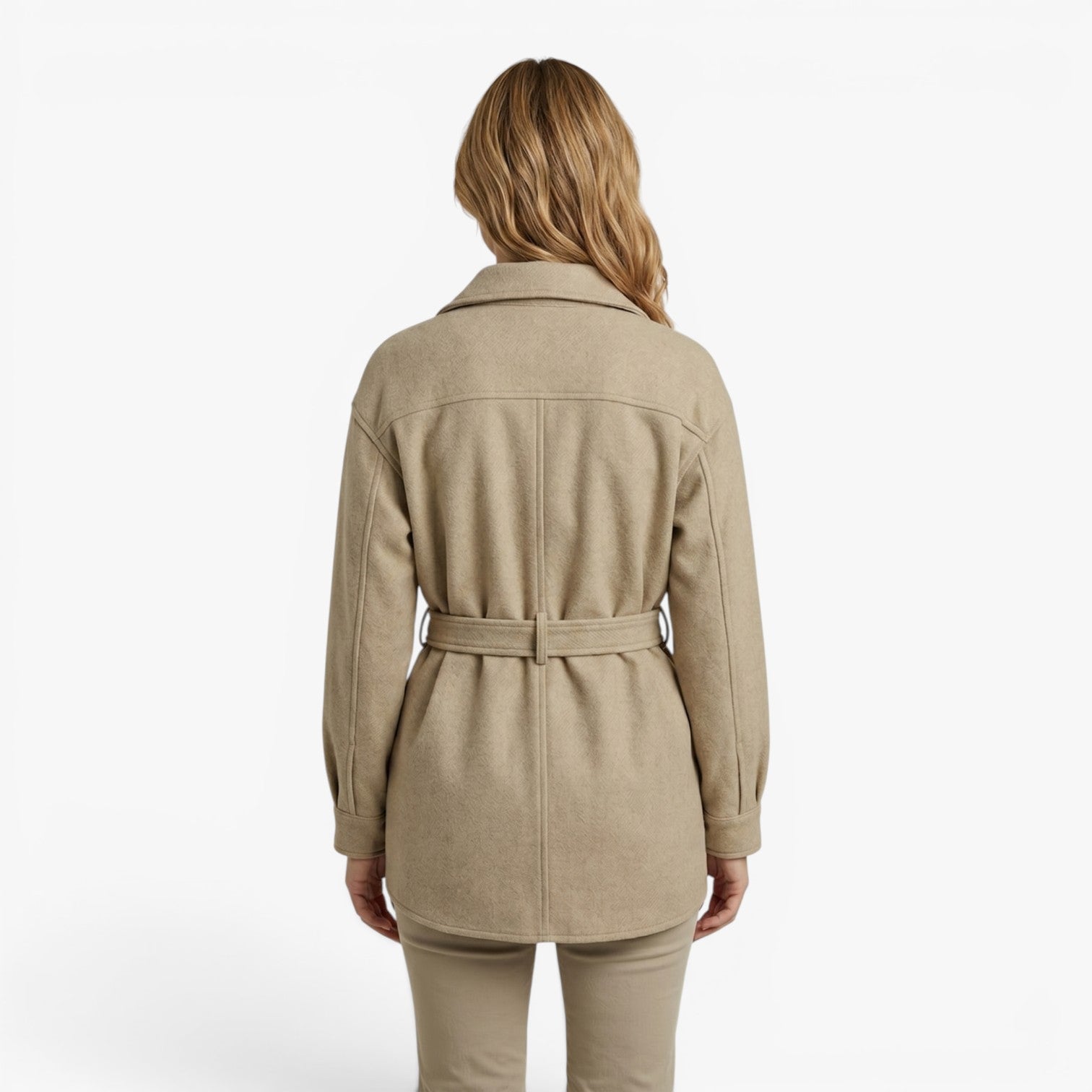 Old Fortune | Women's Oversized Shirt Jacket with Pockets