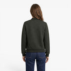 Old Fortune | Women's Quilted Bomber Jacket with Zipper