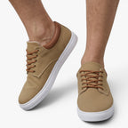 Old Fortune | Heren canvas sneakers met veters en rubberen zool