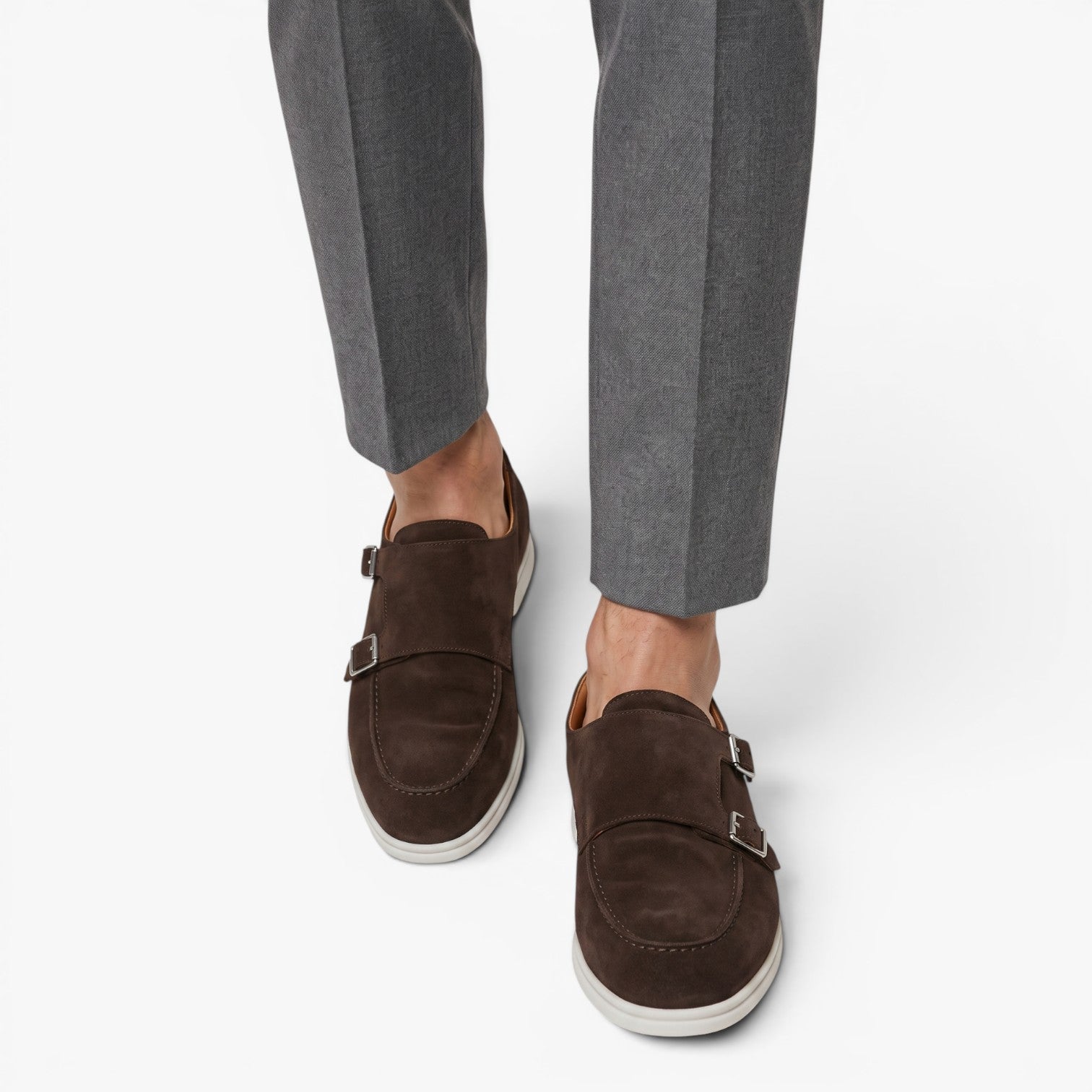 Old Fortune | Herenmokassins Monk Strap met Dubbele Gesp