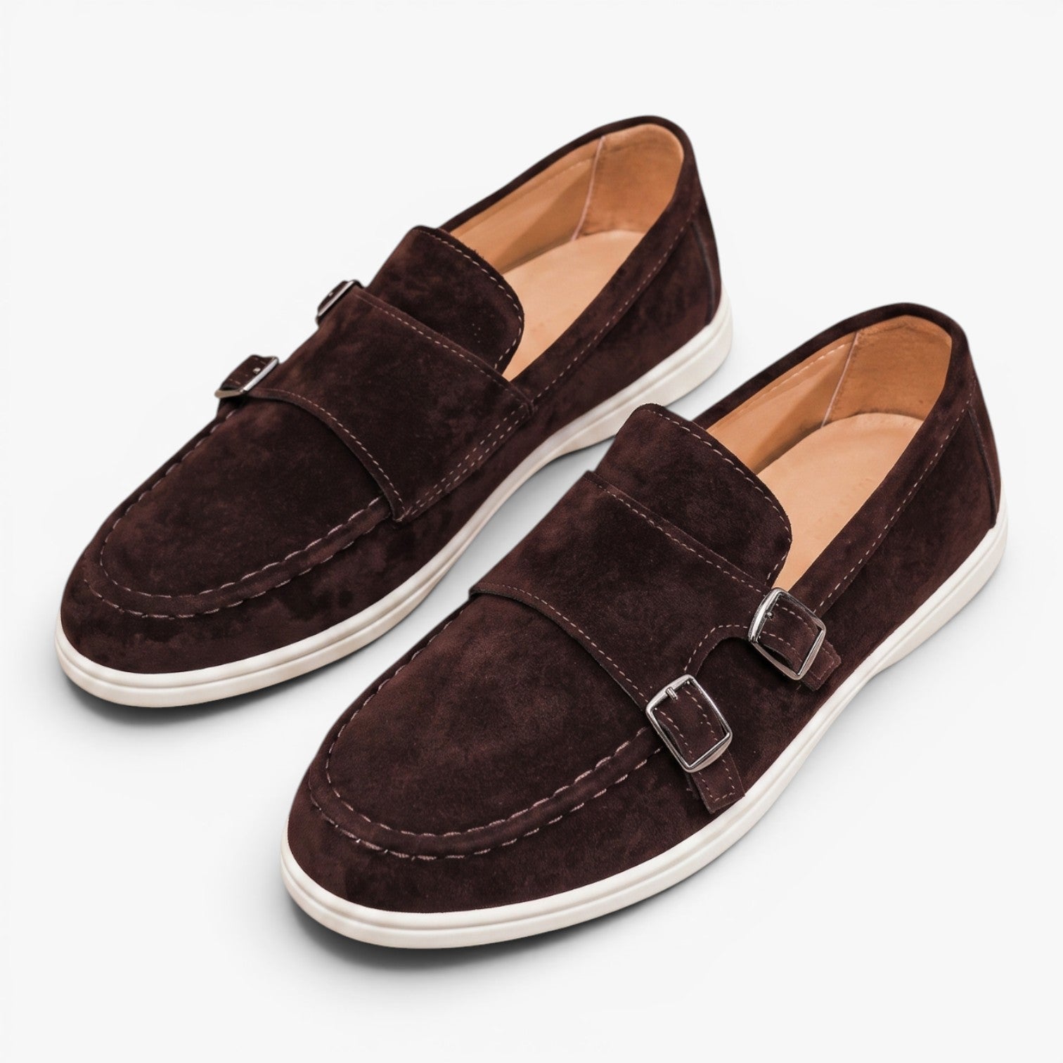 Old Fortune | Herenmokassins Monk Strap met Dubbele Gesp