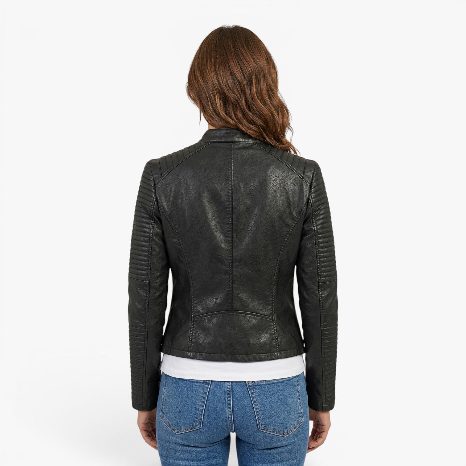 Old Fortune | Dames Motorjas van Kunstleer
