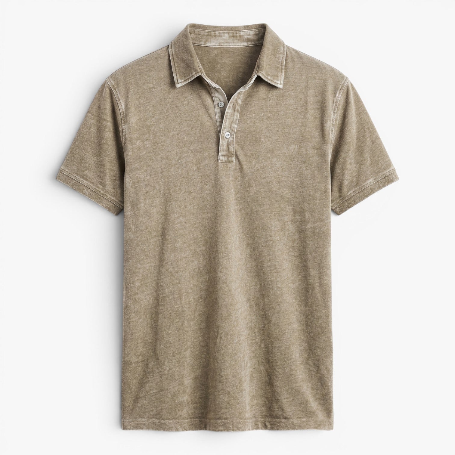 Old Fortune | Heren Vintage Polo Shirt met Verweerd Effect