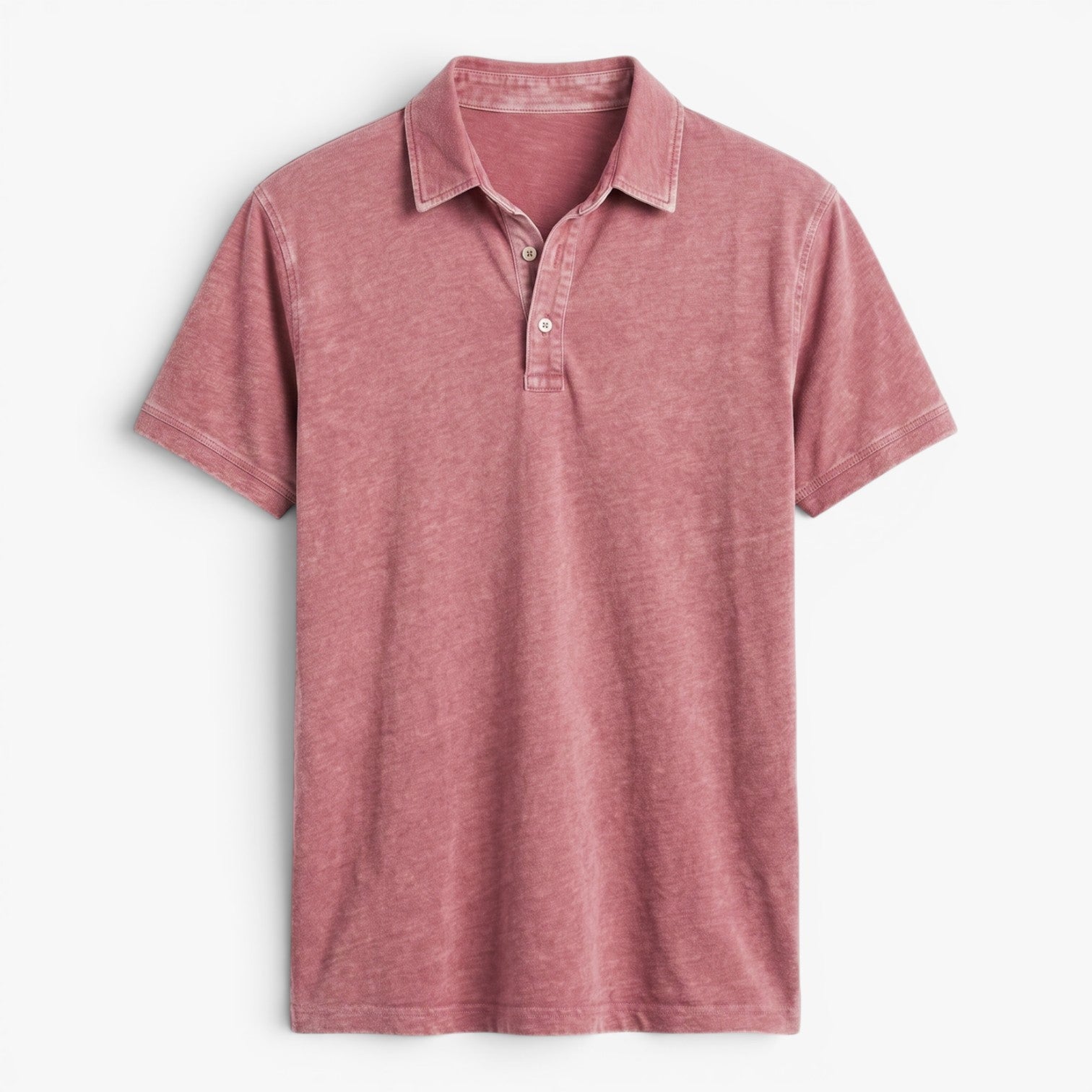 Old Fortune | Męska Koszulka Polo Vintage z Efektem Spranego Materiału