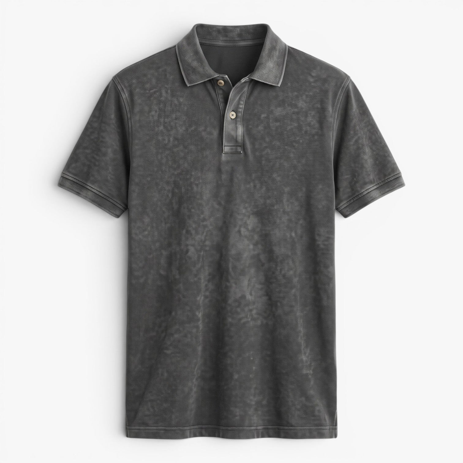 Old Fortune | Męska Koszulka Polo Vintage z Efektem Spranego Materiału