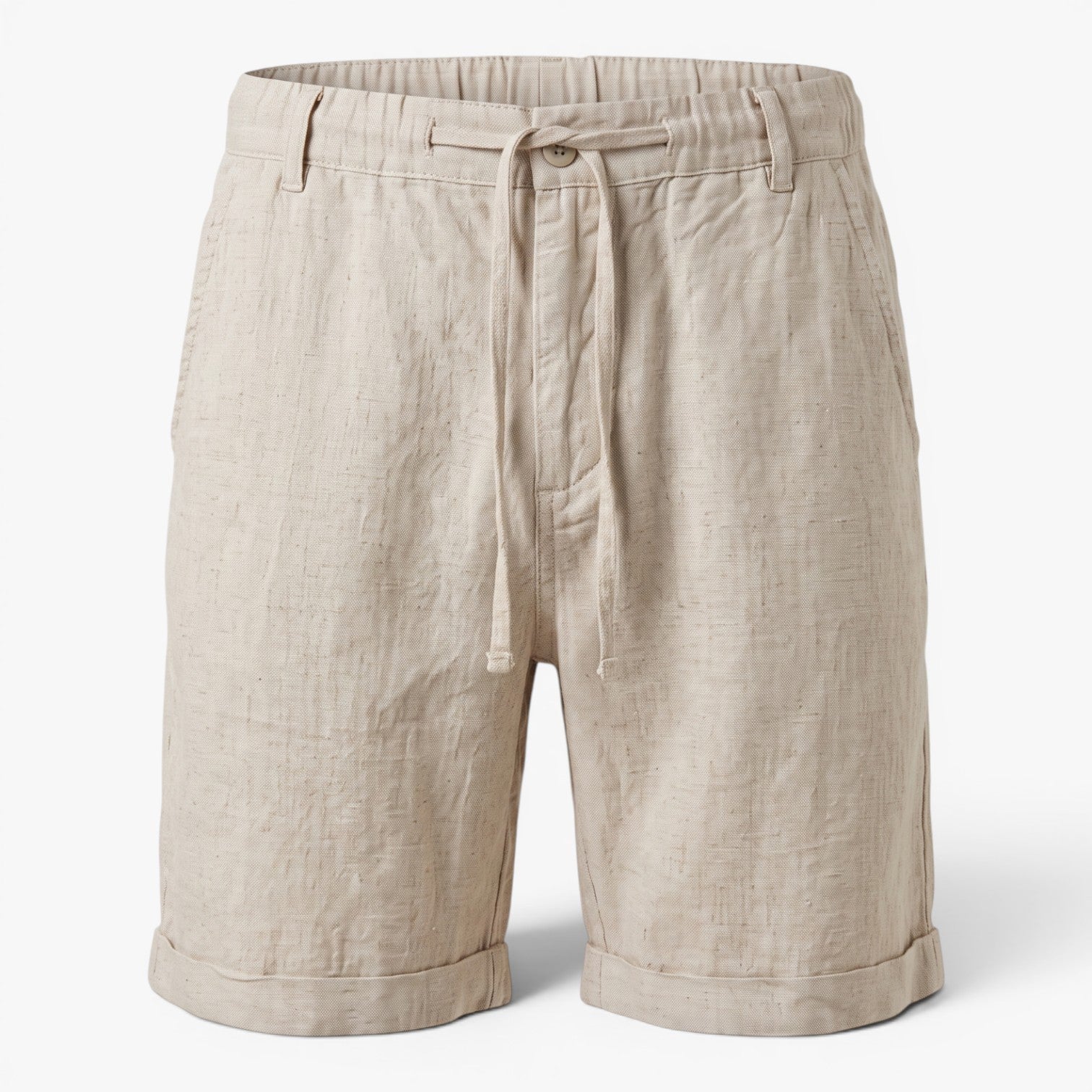 Old Fortune | Men's Shorts with Waist Tie and Straight Cut