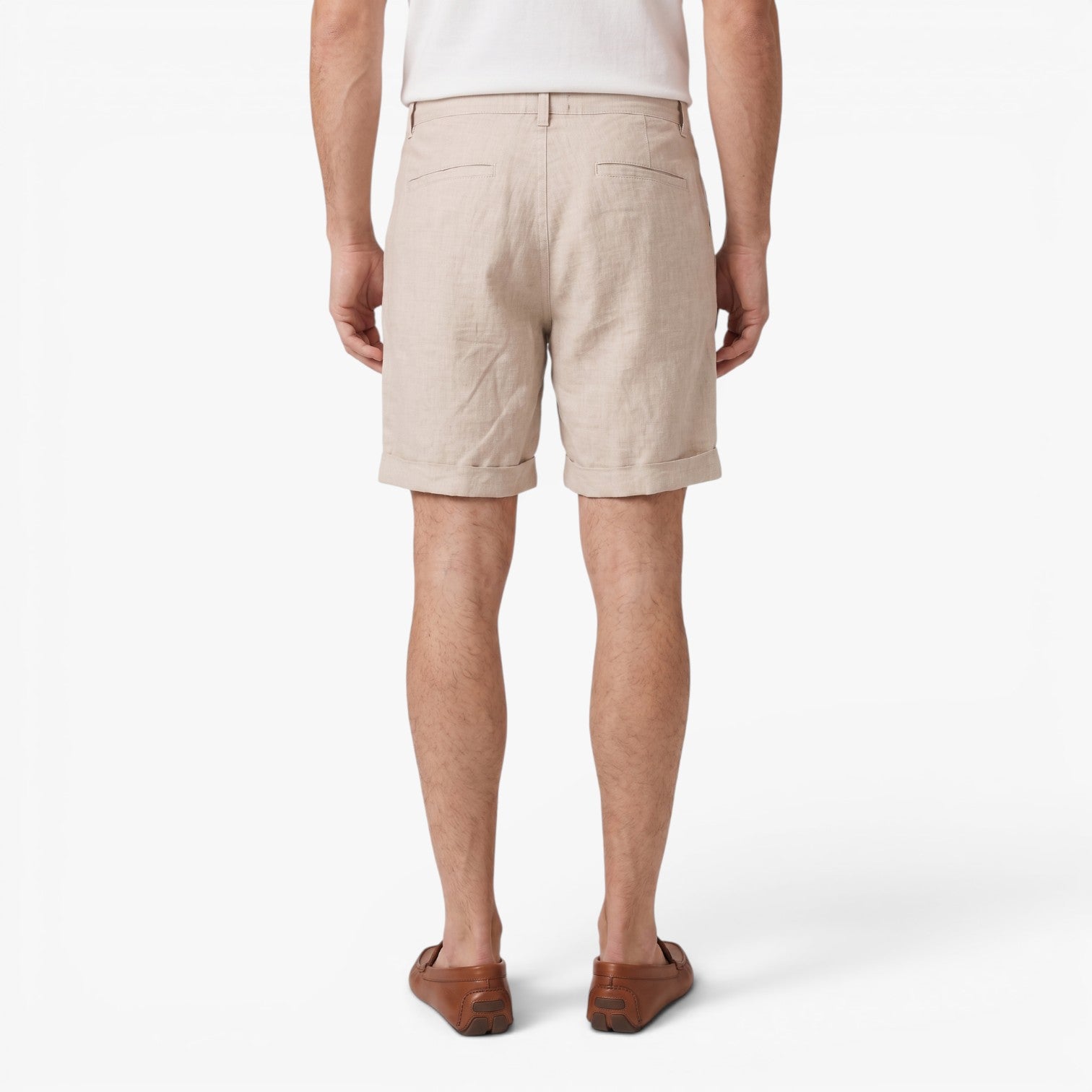 Old Fortune | Men's Shorts with Waist Tie and Straight Cut