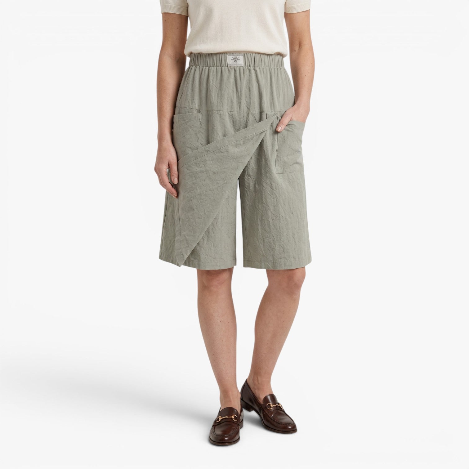 Old Fortune | Damen-Shorts mit Rock-Overlay und Taschen
