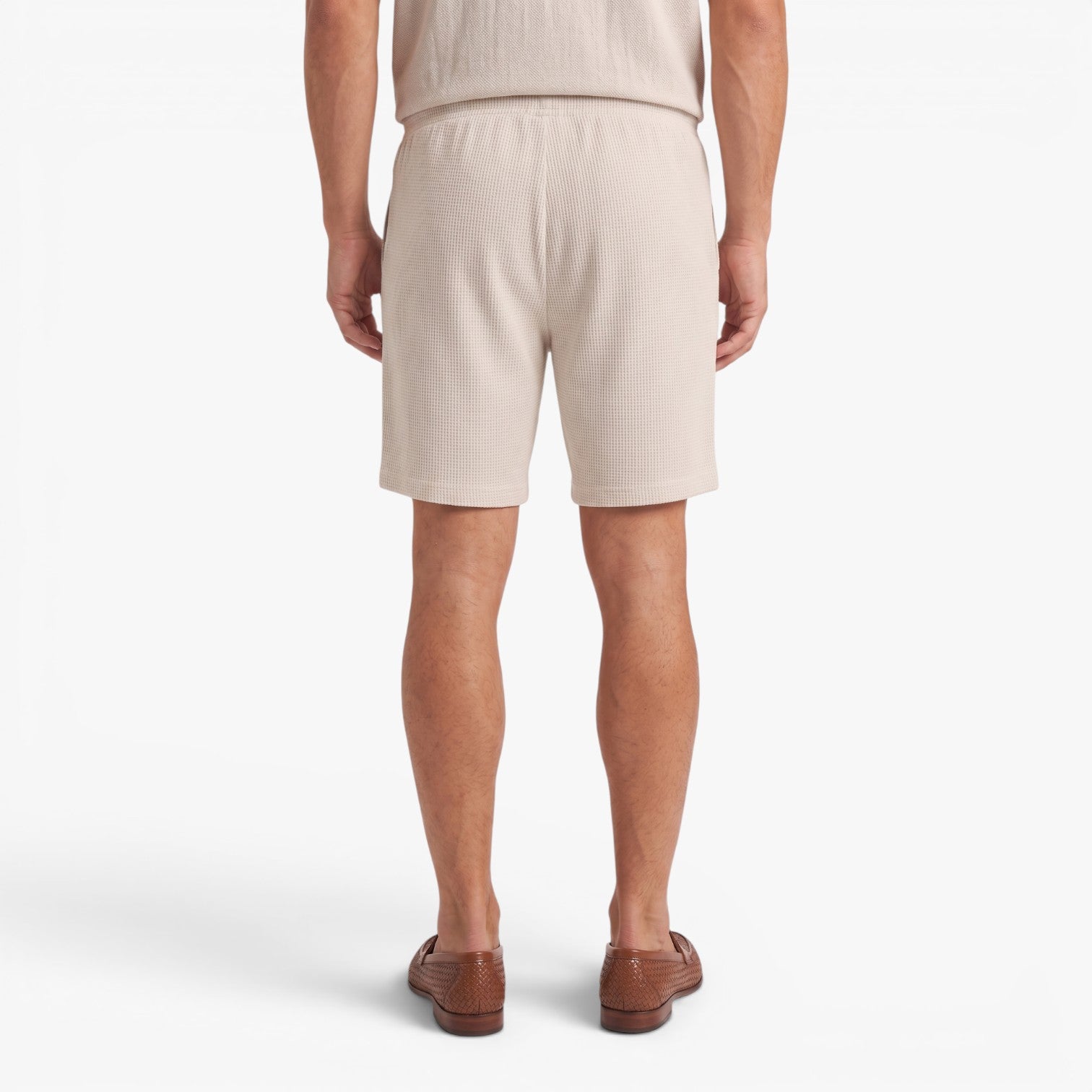 Old Fortune | Heren Waffle Coast Shorts met Elastische Tailleband