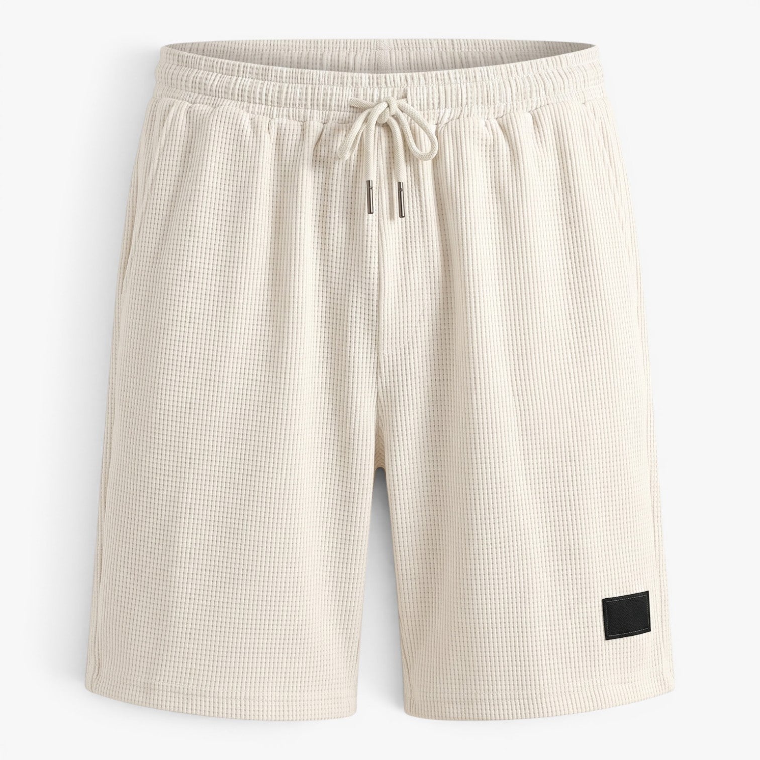 Old Fortune | Heren Waffle Coast Shorts met Elastische Tailleband