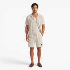 Old Fortune | Heren Waffle Coast Shorts met Elastische Tailleband