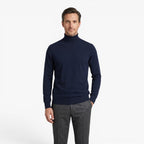 Old Fortune | Men's Turtleneck Sweater with Long Sleeves and Ribbed Collar