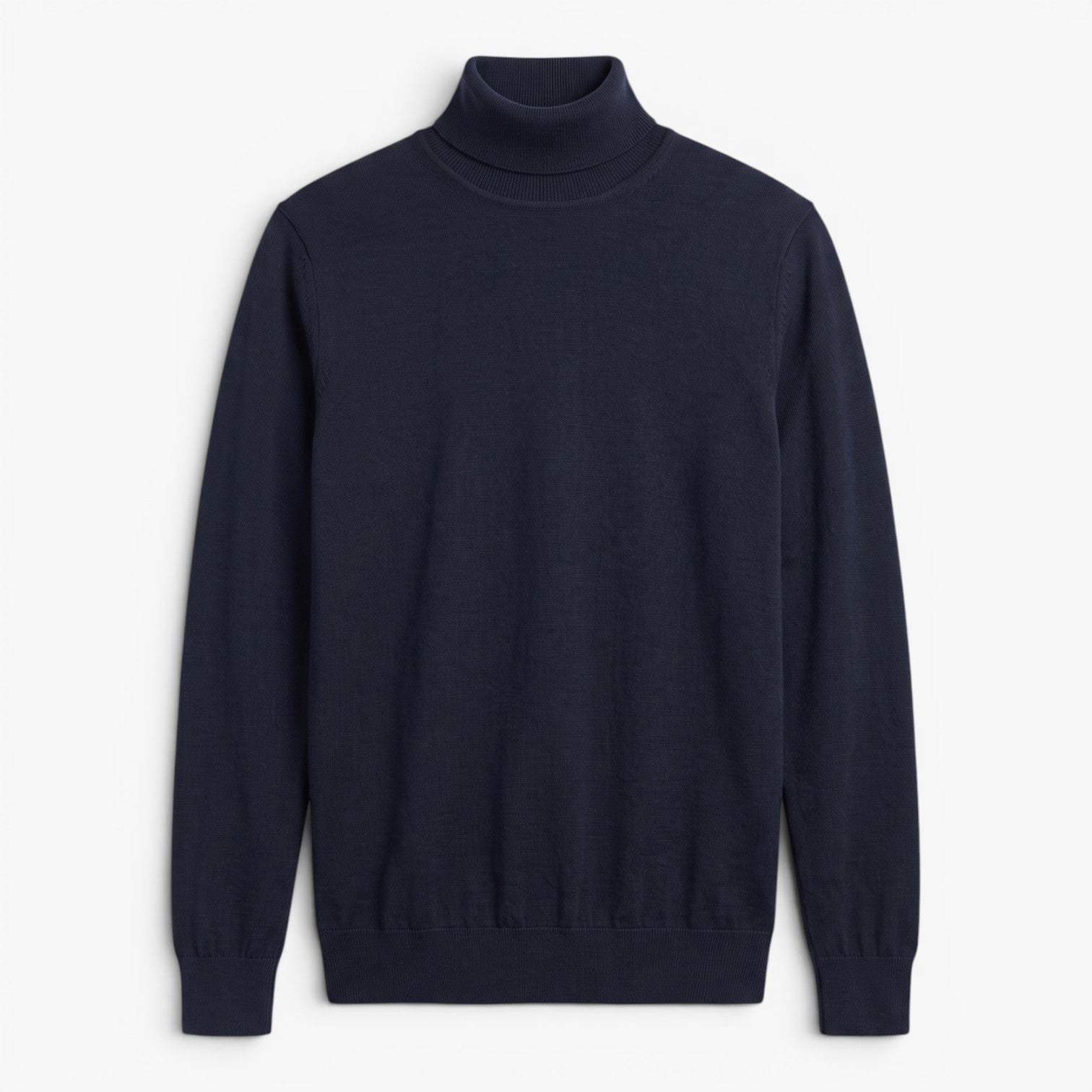 Old Fortune | Men's Turtleneck Sweater with Long Sleeves and Ribbed Collar