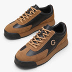 Old Fortune | Men's Sneakers with Contrasting Panels and Laces