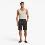 Old Fortune | Heren Riviera Shorts met Strepen