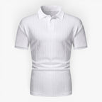 Old Fortune | Herren-Poloshirt mit Jacquard-Struktur  