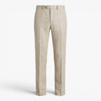 Old Fortune | Męskie Lniane Spodnie Regular Fit