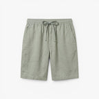 Old Fortune | Heren Linnen Casual Shorts met Elastische Tailleband en Koord