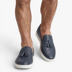 Old Fortune | Heren instap mocassins met decoratieve kwastjes