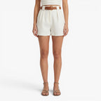 Old Fortune | Women's Elegant High-Waisted Shorts with Belt