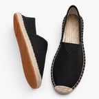 Old Fortune | Heren Linnen Espadrilles Instappers met Gevlochten Zool