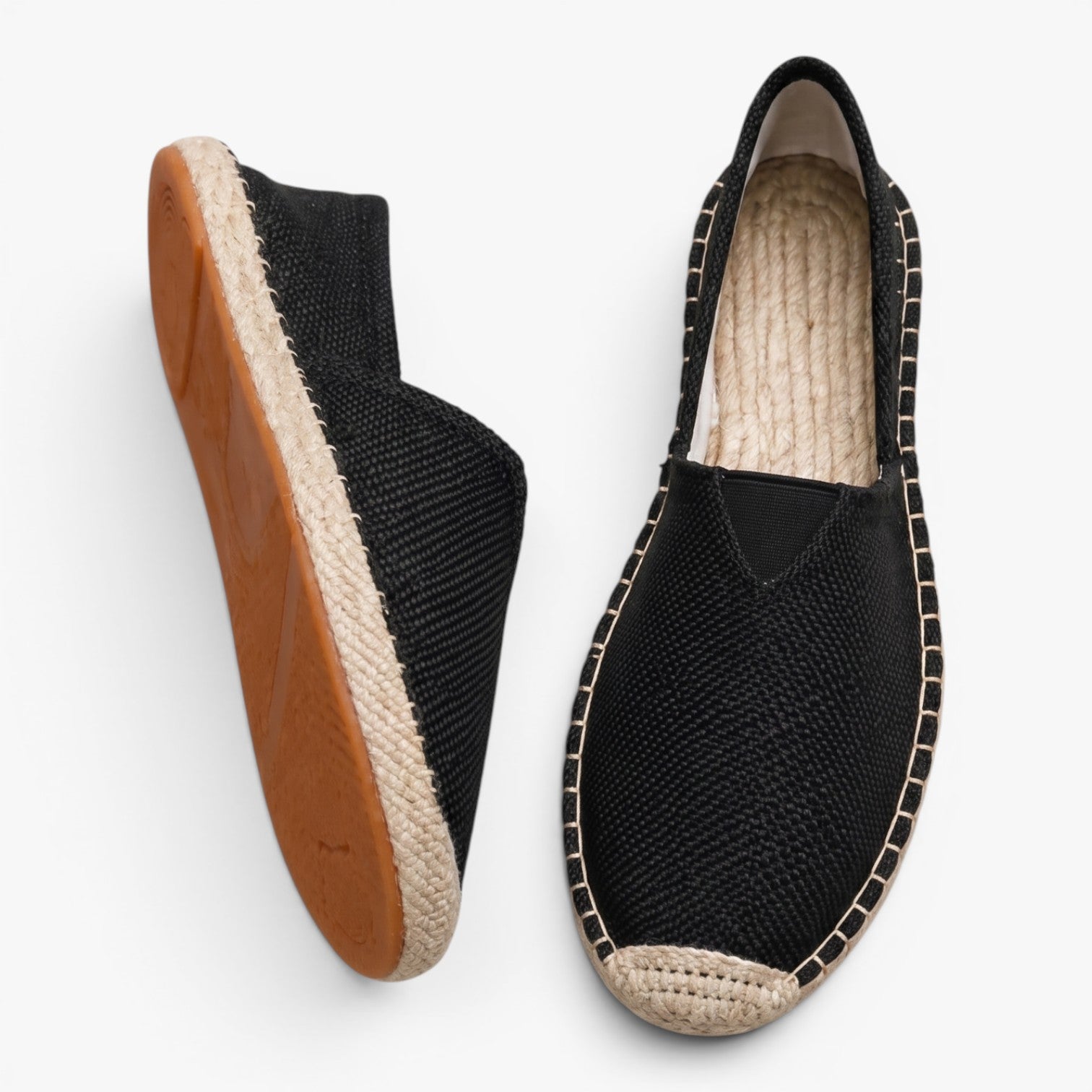 Old Fortune | Heren Linnen Espadrilles Instappers met Gevlochten Zool