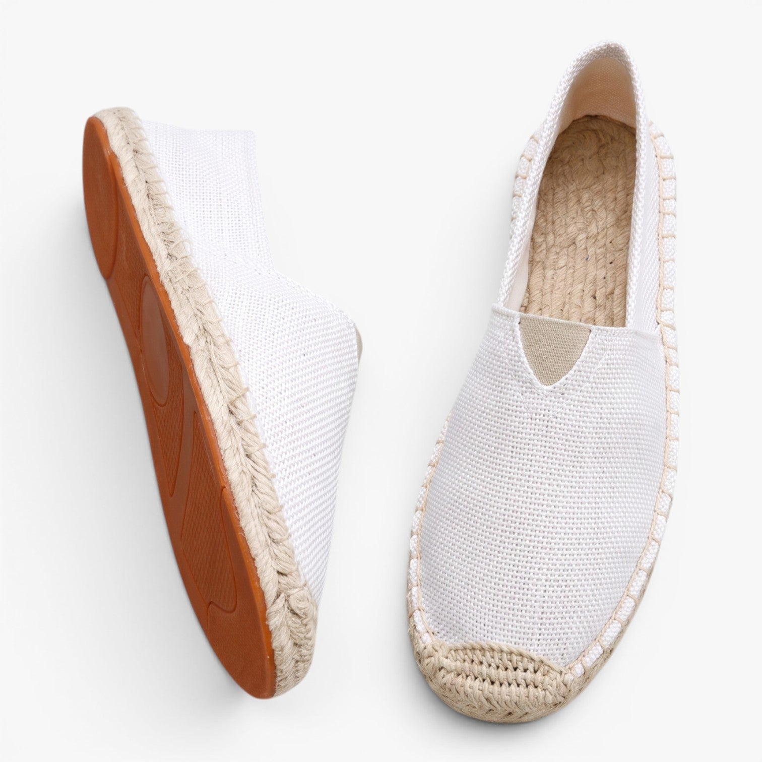 Old Fortune | Heren Linnen Espadrilles Instappers met Gevlochten Zool