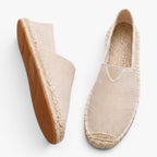 Old Fortune | Heren Linnen Espadrilles Instappers met Gevlochten Zool