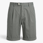 Old Fortune | Heren Tailored Shorts met Omslagzoom