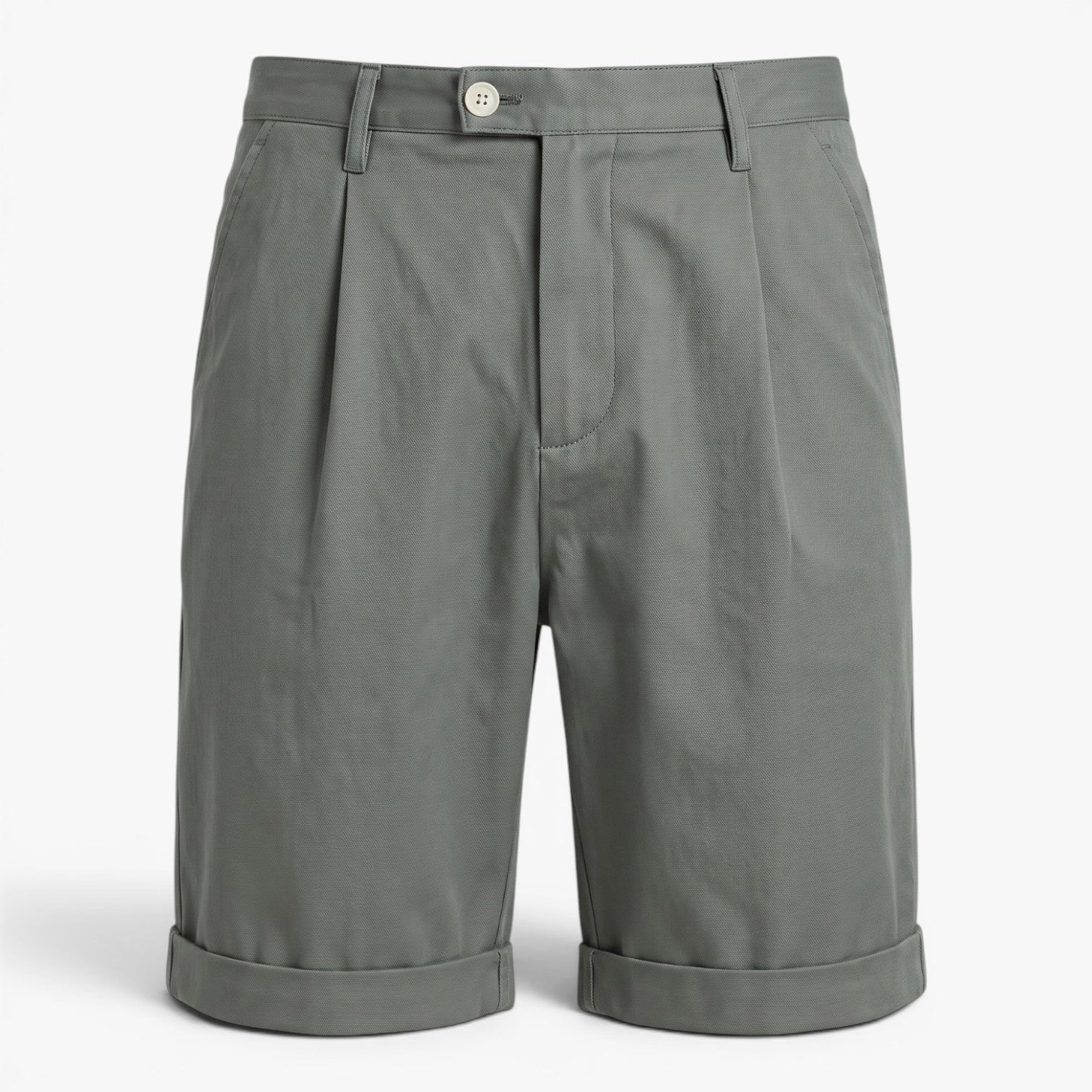 Old Fortune | Heren Tailored Shorts met Omslagzoom