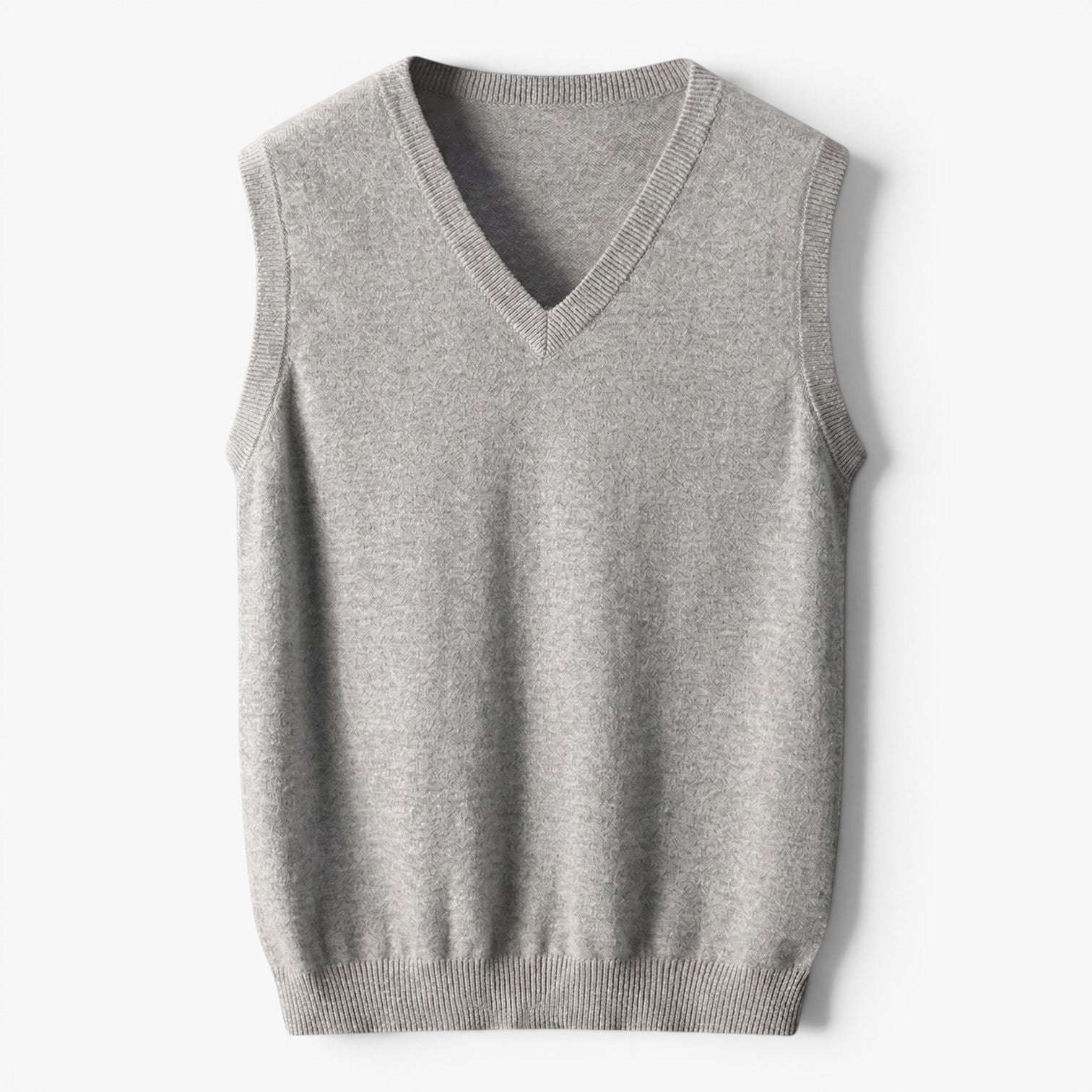 Old Fortune | Herren-Merino-Wollweste mit V-Ausschnitt  