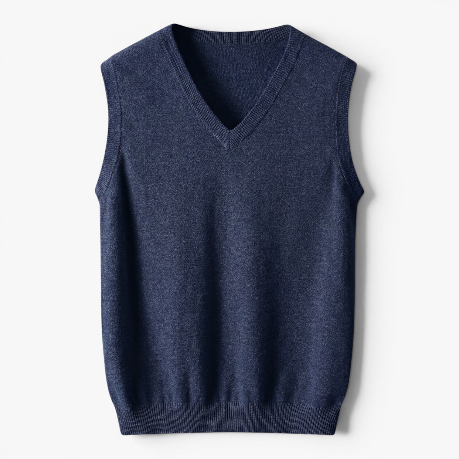 Old Fortune | Herren-Merino-Wollweste mit V-Ausschnitt  