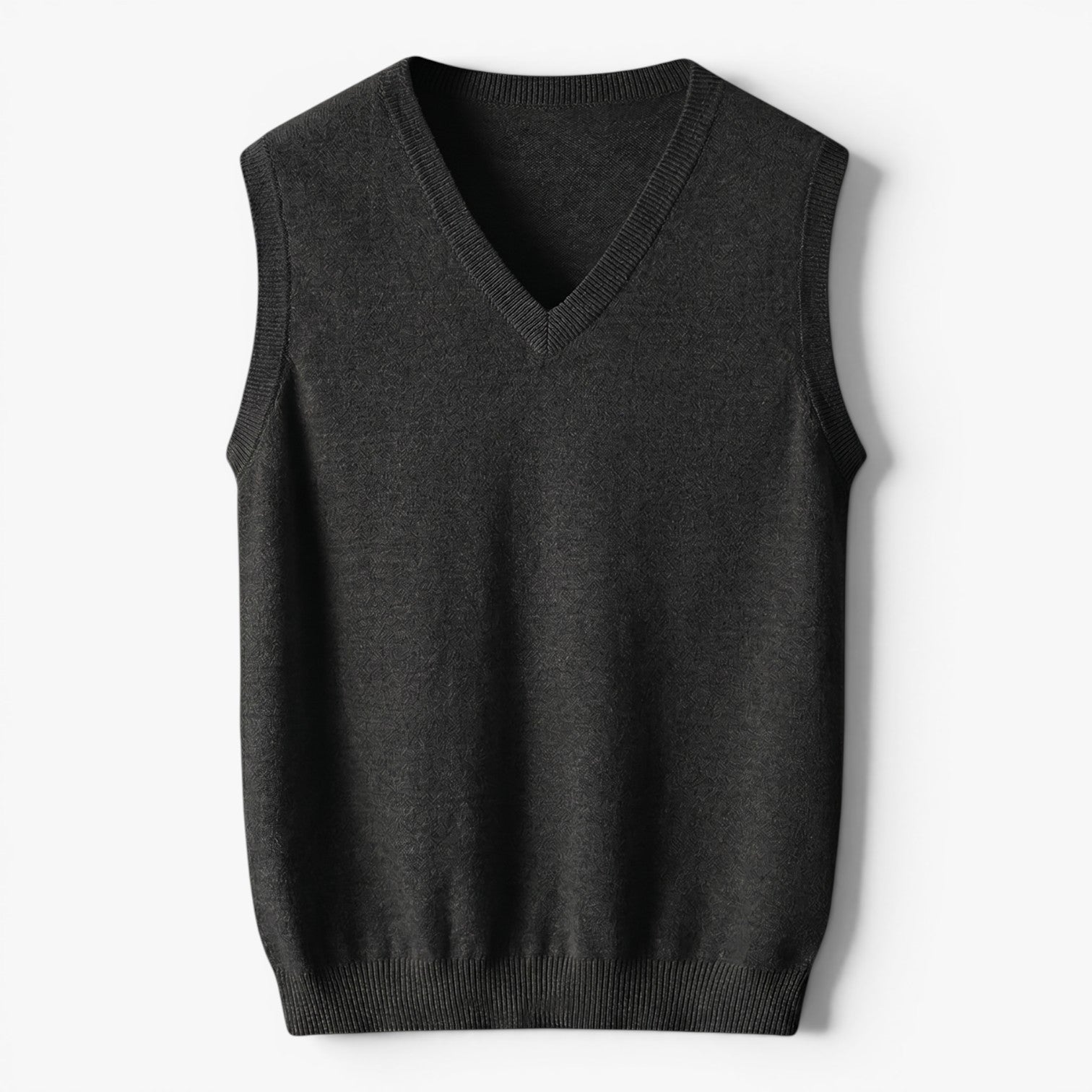Old Fortune | Herren-Merino-Wollweste mit V-Ausschnitt  