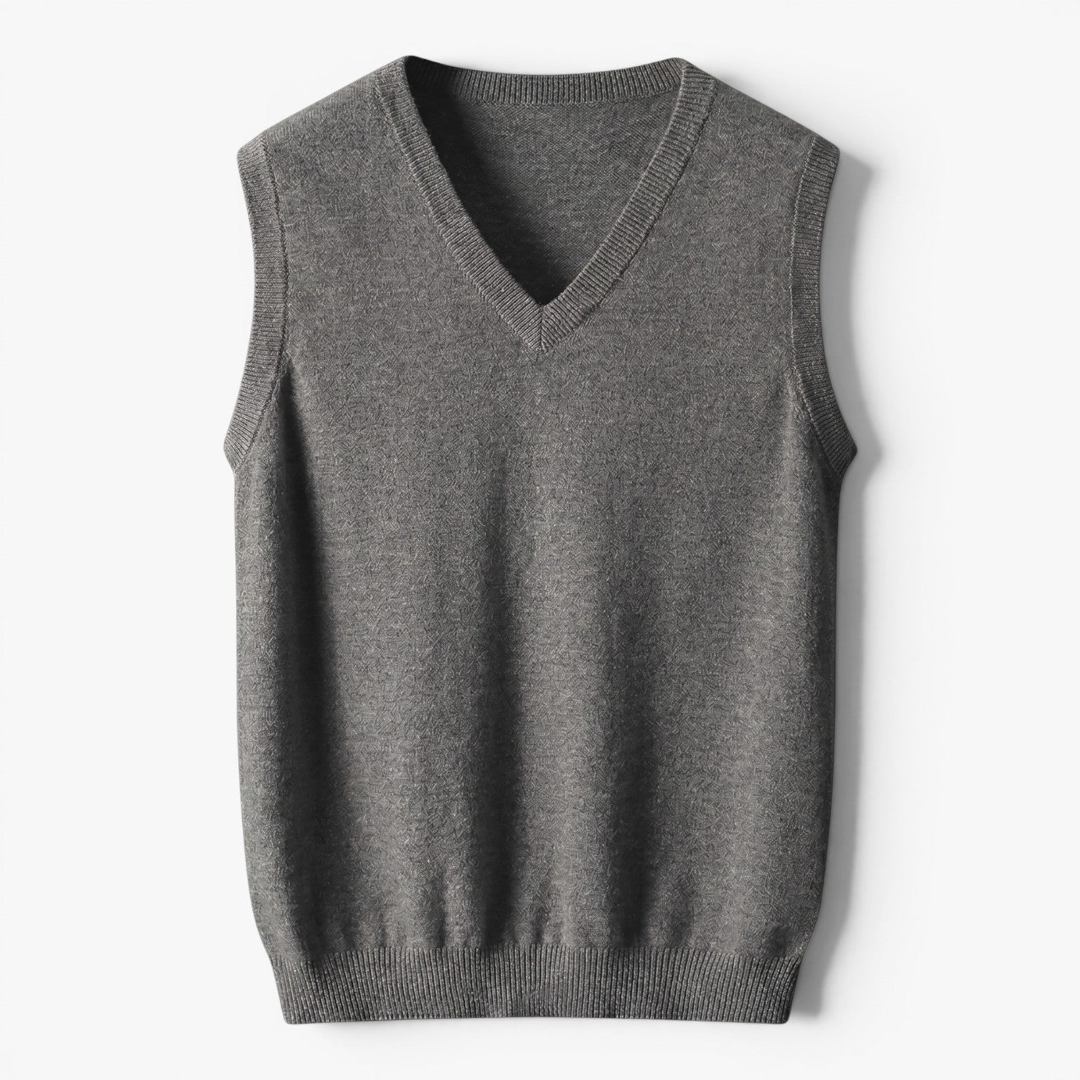 Old Fortune | Herren-Merino-Wollweste mit V-Ausschnitt  