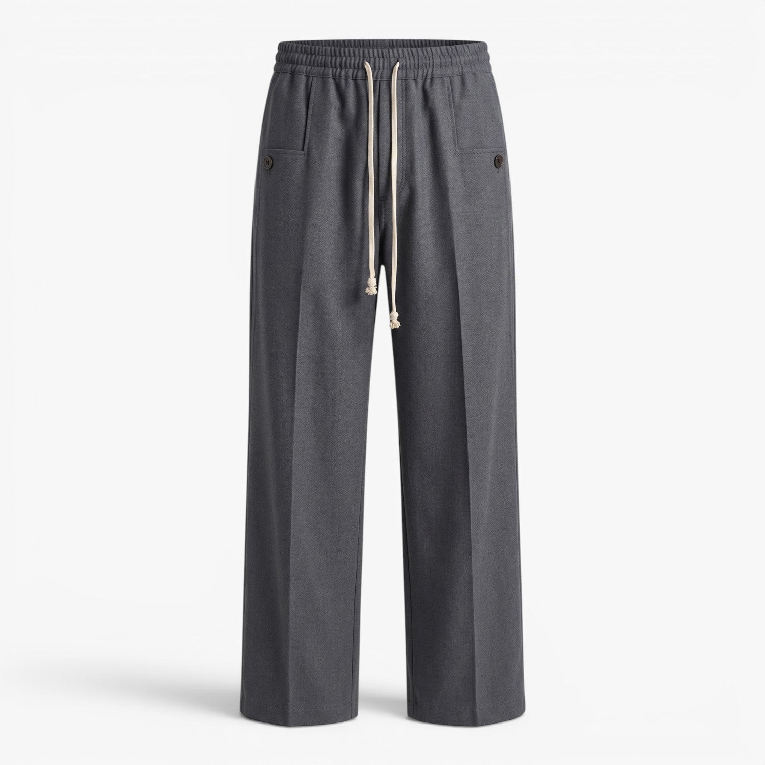 Old Fortune | Heren Casual Broek met Elastische Taille en Losse Pasvorm