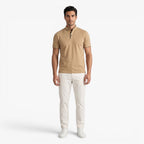 Old Fortune | Herren-Poloshirt mit Stehkragen und minimalistischem Verschluss