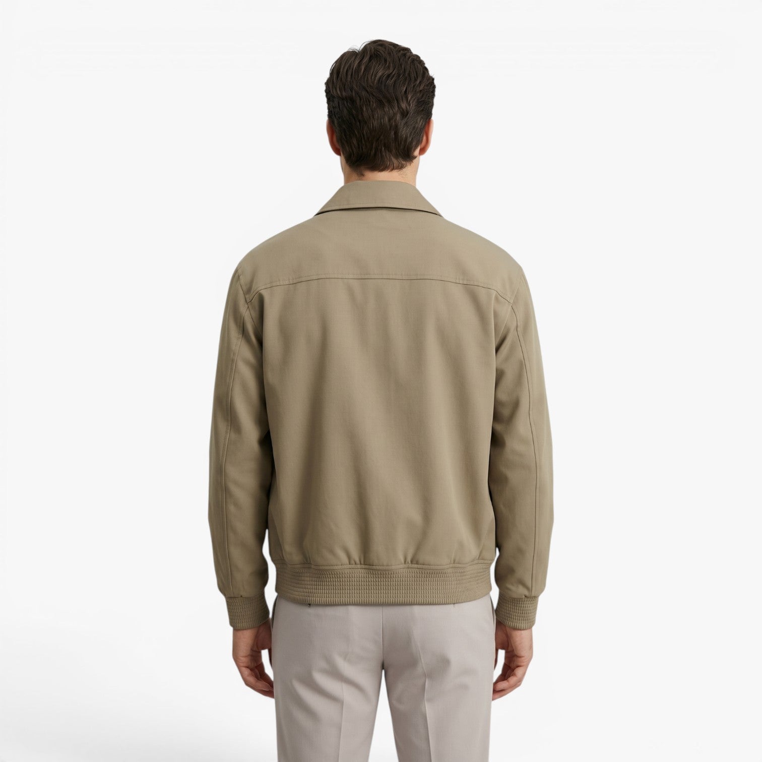 Old Fortune | Heren Casual Jas met Klassieke Kraag