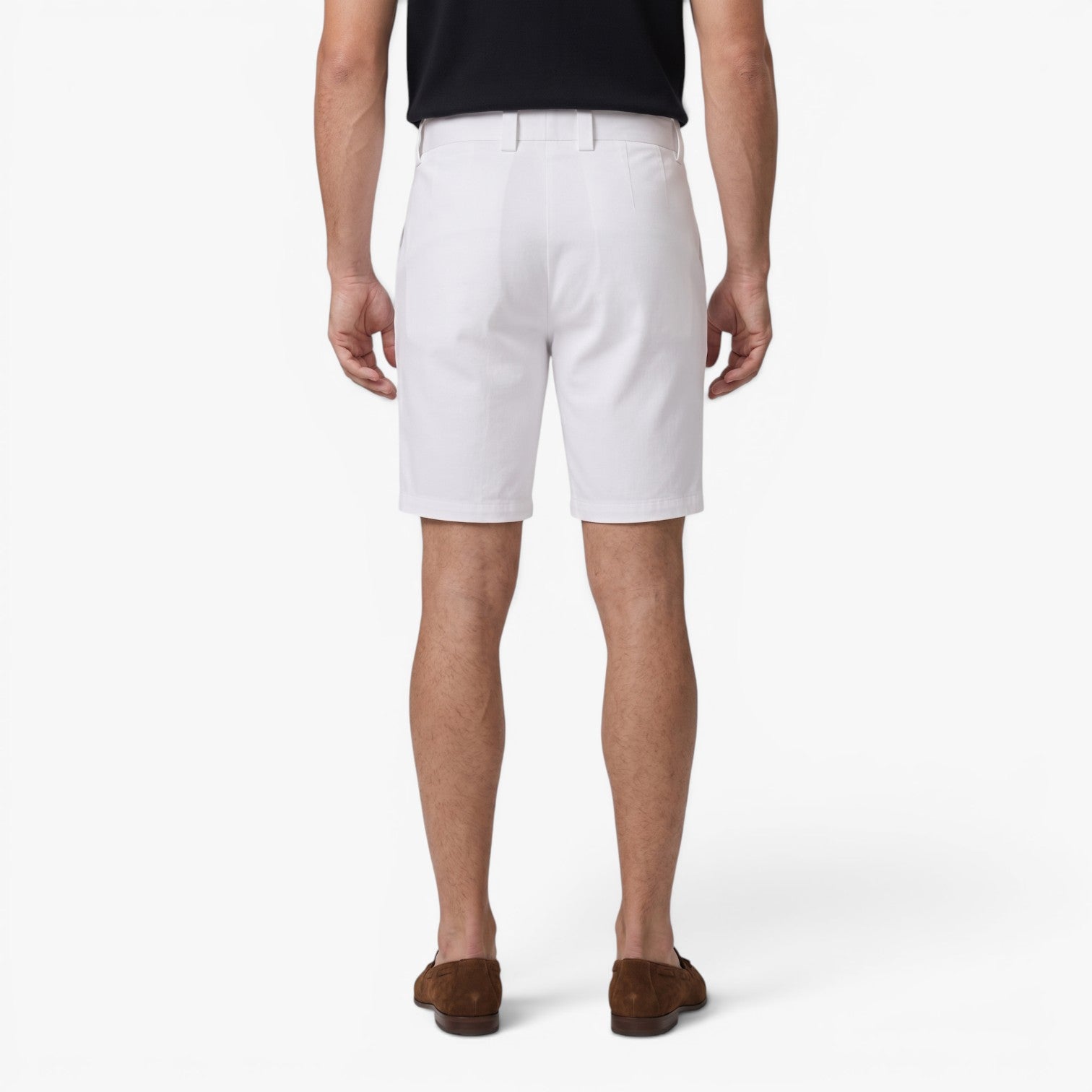 Old Fortune | Heren Elegante Tailored Shorts met Dubbele Knopen