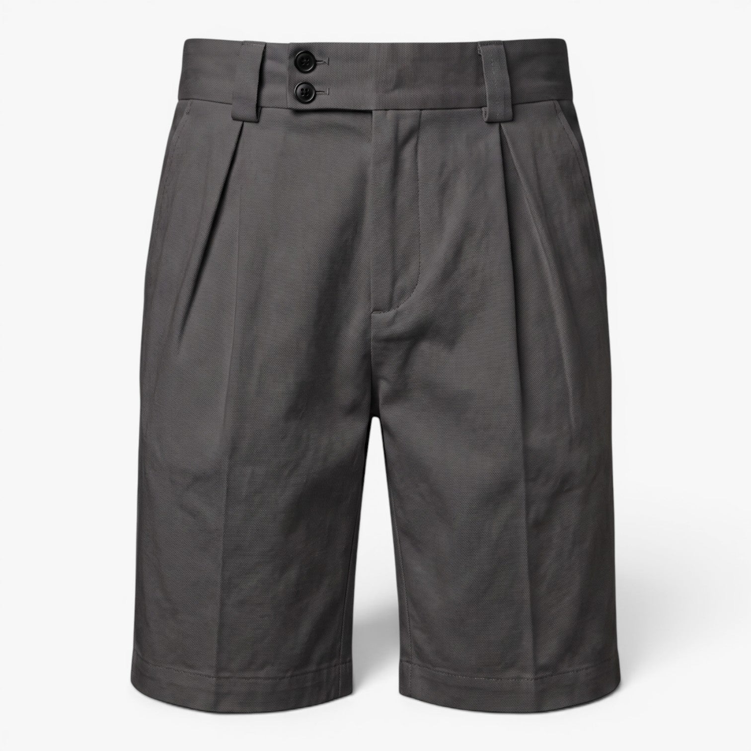 Old Fortune | Heren Elegante Tailored Shorts met Dubbele Knopen