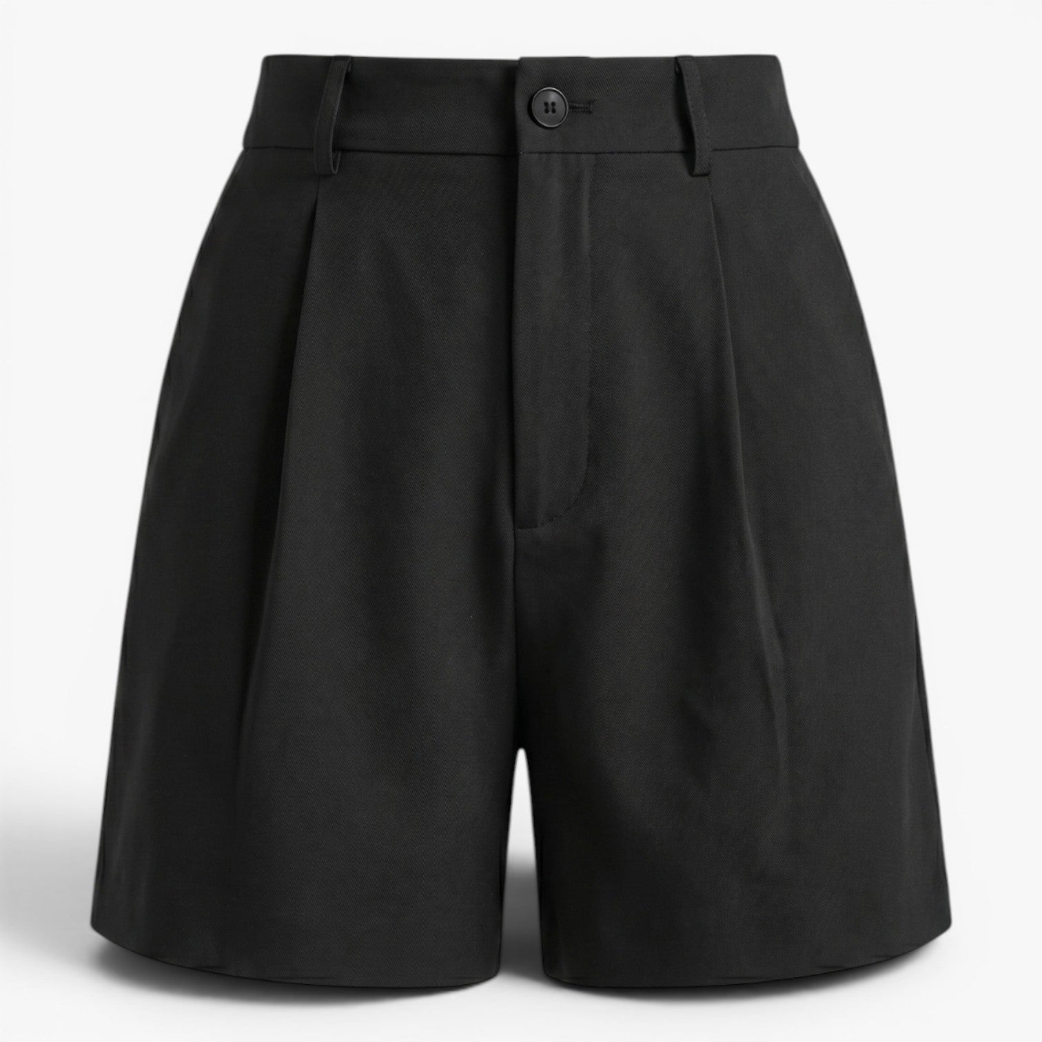 Old Fortune | Women's Elegant High-Waisted Shorts with Pleats