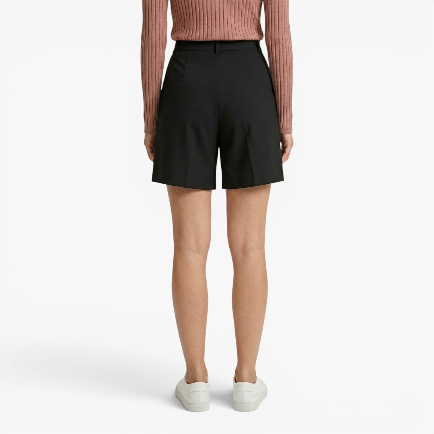 Old Fortune | Women's Elegant High-Waisted Shorts with Pleats